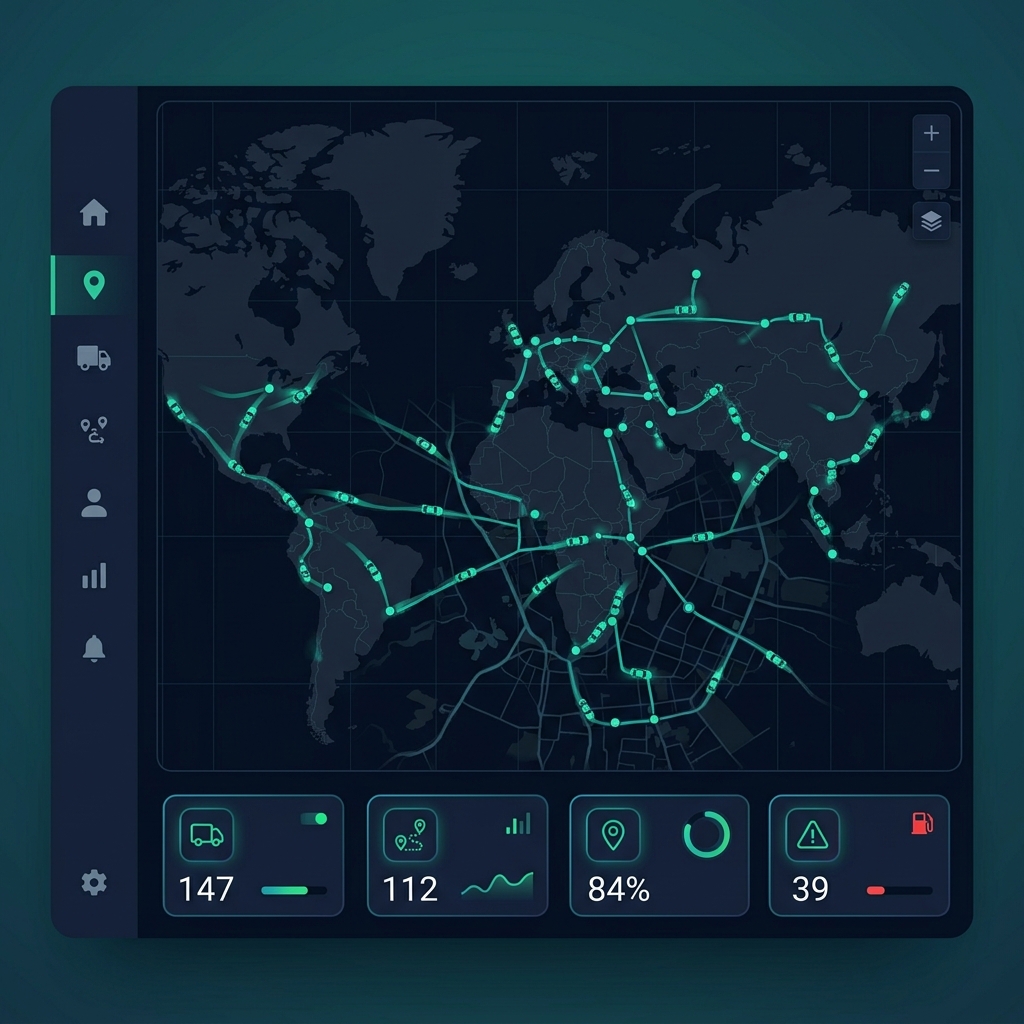 EasyTracGPS IntelliMatics Enterprise Fleet Dashboard